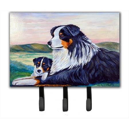 Carolines Treasures Australian Shepherd Leash Holder or Key Hook 7511TH68